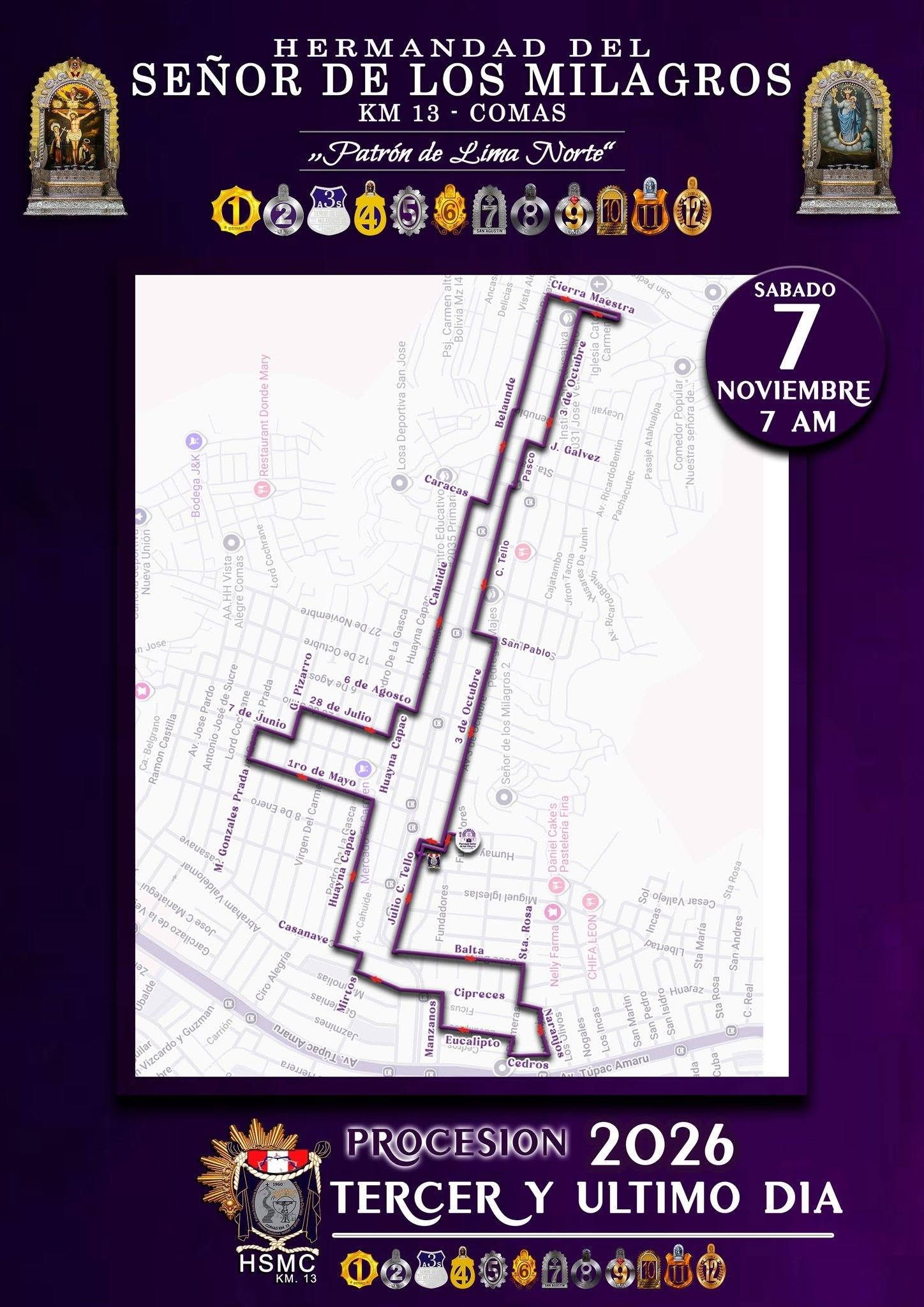 Recorrido 7 de noviembre