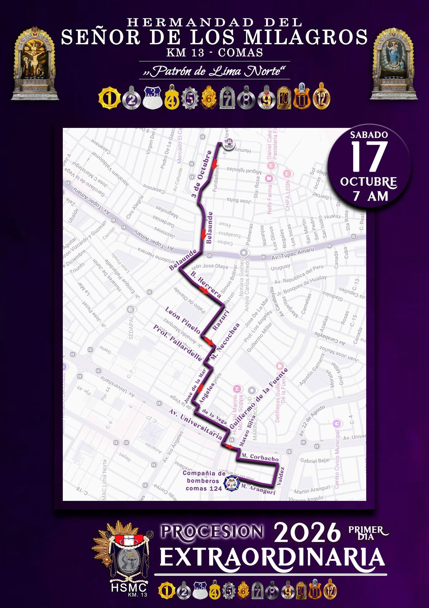 Recorrido 17 de octubre